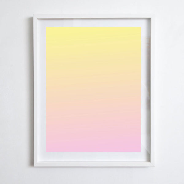 Fade - Yellow to Pink, 2015. Ed Granger